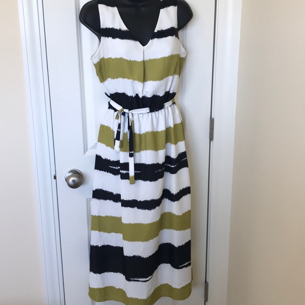 Nine West Midi Striped Dress